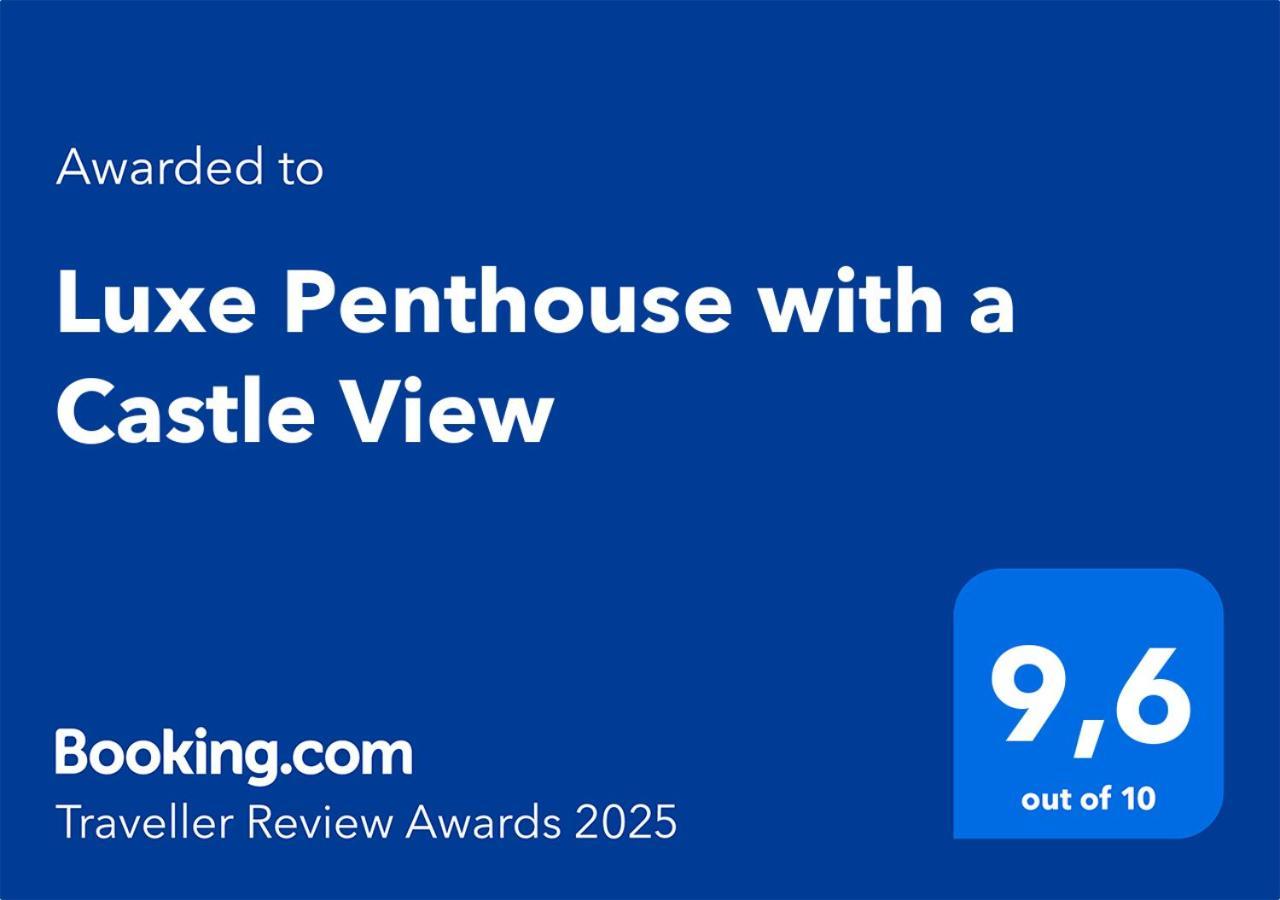 Luxe Penthouse With A Castle View Ljubljana Bagian luar foto